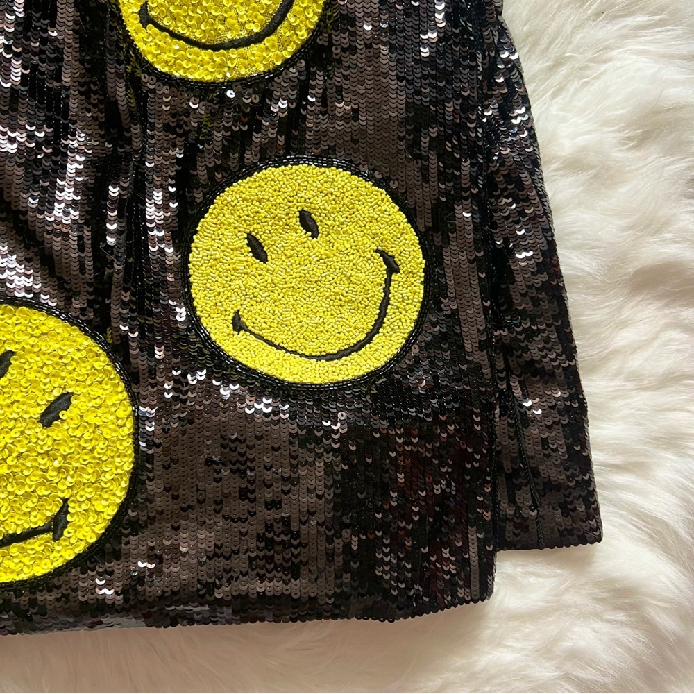 New! ALICE + OLIVIA Smiley Limited Edition Tina Sequin Gown Maxi Skirt - Picture 12 of 16